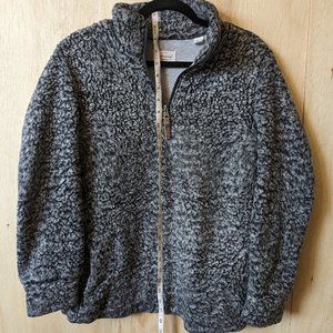 Grey sweater jacket